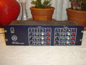 Ashly SC 66, Stereo Parametric Equalizer, Eq, Vintage 70s Rack  