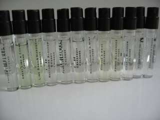12 Jo Malone 3 x Scents English Pear +Wild Bluebell + Red Roses 