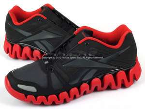 Reebok Zigtech ZigDynamic Black/Gravel/Excellent Red 2012 Running Mens 