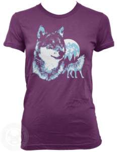 Vintage 80s Wolf American Apparel 2102 Wolves T Shirt  