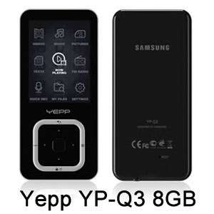 Samsung Yepp YP Q3 8GB Muiti Media Player  MP4  