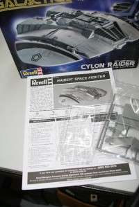 Revell Battlestar Galactica Cylon Raider Model Space Ship Kit w/ Box 