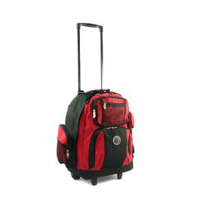 TRANSWORLD ROLL AWAY DELUXE ROLLING BACKPACK RED $60  