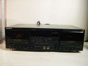 SONY TC WR87ES Dual Cassette Tape Deck Player/Recorder AS IS/REPAIR 