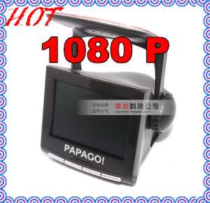 1080P Papago P1 Black Box Car Vehicle Dash Dashboard Camera DVR/ Video 