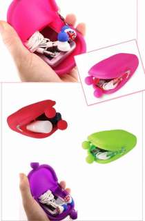 Jelly Pouch Wallet Purse Cover Card Holder Phone Mobile Key Coin 