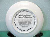 NORMAN ROCKWELL PLATE THE LIGHTHOUSE KEEPERS DAUGHTER  