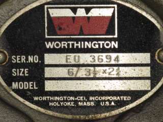 WORTHINGTON AIR COMPRESSOR 15 HP  
