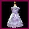 10UA1 purple Flower Girl Dress/Pageant Wedding Dress 3 4y  