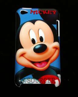 Disney Mickey Mouse Hard Back Cover Case For Apple iPod Touch 4th 