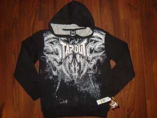 NEW w/Tag  Cool Black TAPOUT Sweatshirt Hoodie (boys)  