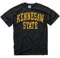 Kennesaw State Owls Black Arch T Shirt