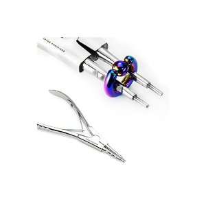 Ringöffnungszange Piercing Zange für BCR und Segmentringe  