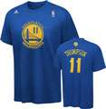 Klay Thompson adidas Blue Name and Number Golden State Warriors T 