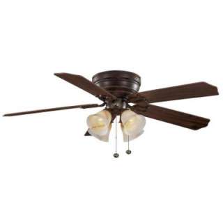 Hampton Bay Carriage House 52 in. Iron Indoor Ceiling Fan 46011 at The 