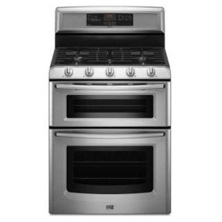  30 in. Self Cleaning Freestanding Double Oven Gas Convection Range 