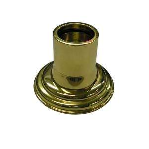 Barclay Products 1 In. Decorative Shower Rod Flange in Polished Brass 
