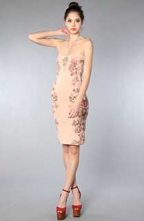 Free People The Blossom Convertible Dress in Peach Sand Combo 