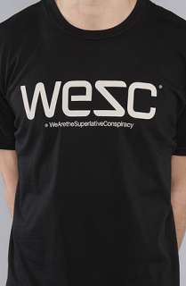 WeSC The WeSC Tee in Black  Karmaloop   Global Concrete Culture