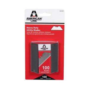 American Line Heavy Duty Utility Blades (100 Pack) 66 0240 0000 at The 