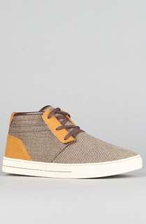 Clae The McQueen Sneaker in Brown Twill  Karmaloop   Global 