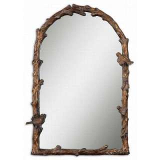26 In. X 37 In. Antique Gold Arch Framed Mirror 13774 at The Home 