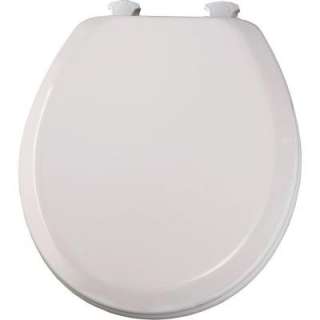 BEMIS Round Closed Front Toilet Seat in White 520EC 000 at The Home 