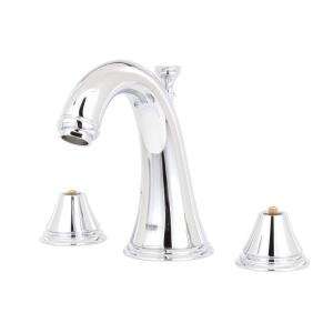 GROHE Geneva 8 In. 2 Handle Mid Arc Bathroom Faucet in Chrome 20 801 