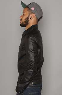 Nixon The Chaos Faux Leather Jacket in Black  Karmaloop   Global 