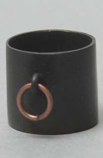 Luv AJ The Padlock Ring in Black  Karmaloop   Global Concrete 