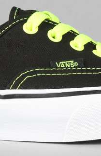 Vans The Authentic Sneaker in Neon Pop Yellow  Karmaloop 