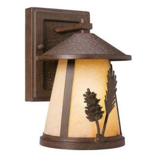   Mount 1 Light Outdoor Weathered Spruce Lantern 13181 