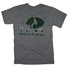 mossy oak mens fieldstaff grey short sleeve t shirt logo