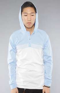 RVCA The Rooky Hoody Henley in Even Blue  Karmaloop   Global 