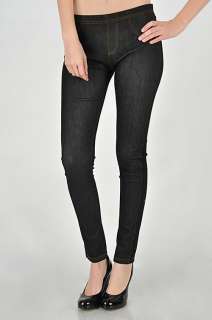 Womens Premium Dark Denim Wash Skinny Jeans Leggings Style New 
