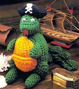 CUTE Pirate Dragon/Toy/Crochet Pattern  