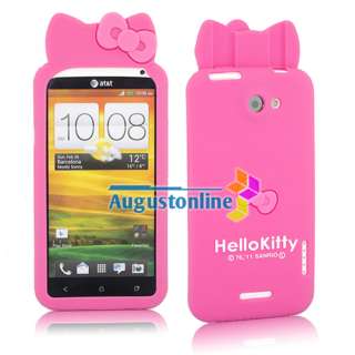 Cute Hello Kitty Silicone soft Skin Case Cover For HTC One X S720e Hot 