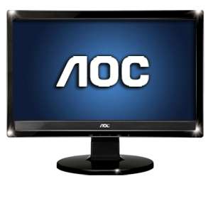 AOC 1619Sw 16 Class Widescreen LCD HD Monitor   1366 x 768, 169, 60Hz 