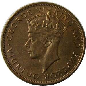 elf British Honduras 1 Cent 1939 Key Date WW2  
