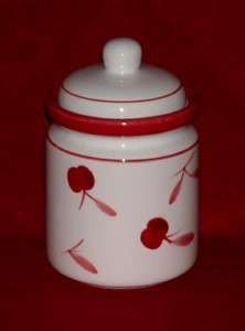 DANSK CHINA BING CHERRIES SMALL CANISTER W/LID #10412  