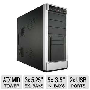 Apex PC 389 ATX Black Mid Tower Case 