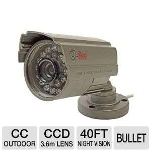 See QSDS14273W Weatherproof Color CCD Camera   40ft Night Vision, 1 