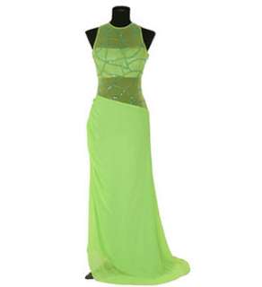 Sexy Gown Dress Party Prom Evening Pageant L Green XL  