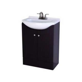   with Euro Porcelain Vanity Top in White KE24P2P ES 