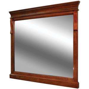 Foremost Naples 36 in. W x 32 in. H Mirror in Warm Cinnamon NACM3632 
