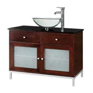Home Decorators Collection Amanda 36 in. W Single Sink Cabinet in Dark 