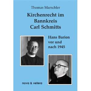    Hans Barion vor und nach 1945  Thomas Marschler Bücher