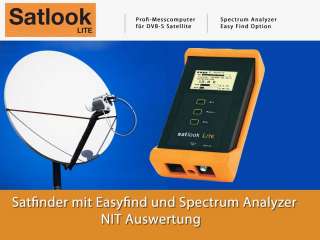 Satlook Lite Satfinder Sat Messgerät Easyfind Spectrum  