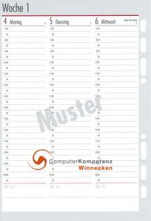 bsb Timeplaner Kalendarium 1Wo2S. Multilochung A5 2012  