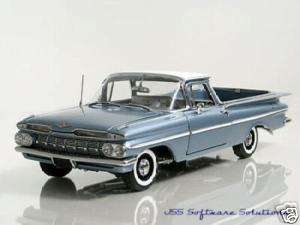 1959 Chevy El Camino in Frost Blue w/gray Int. by WCPD  